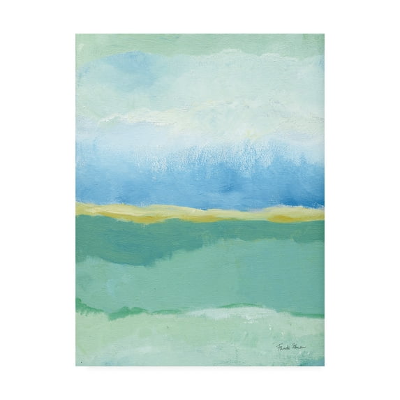 Trademark Fine Art 'Coastal Bliss I' Canvas Art by Farida Zaman