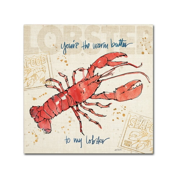 Trademark Fine Art 'Coastal Catch I' Canvas Art by Anne Tavoletti