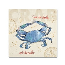 Trademark Fine Art 'Coastal Catch II' Canvas Art by Anne Tavoletti