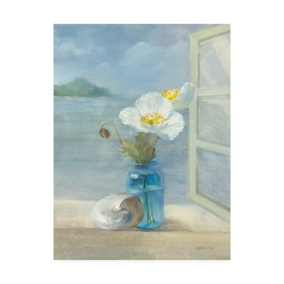 Trademark Fine Art 'Coastal Florals II' Canvas Art by Danhui Nai