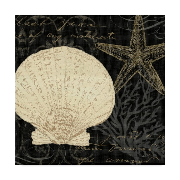 Trademark Fine Art 'Coastal Moonlight II' Canvas Art by Pela Studio