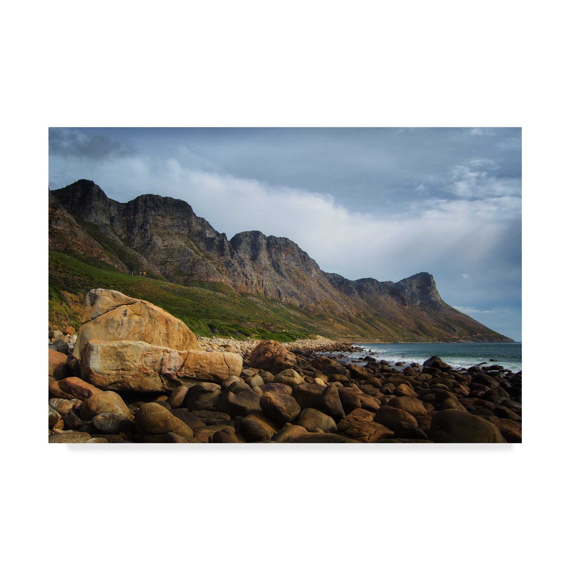 Coastal Rocky Mountain Landscape Canvas Art in 16 x 24