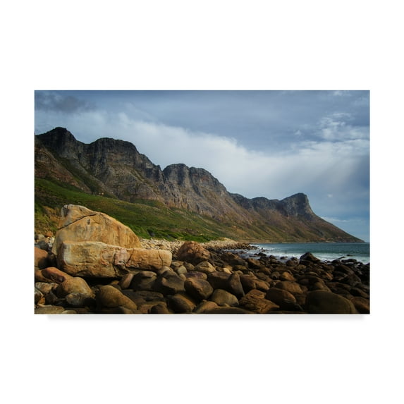 Trademark Fine Art 'Coastal Mountains' Canvas Art by Pixie Pics