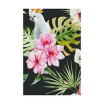 Trademark Fine Art 'Cockatoo Dark' Canvas Art by Incado