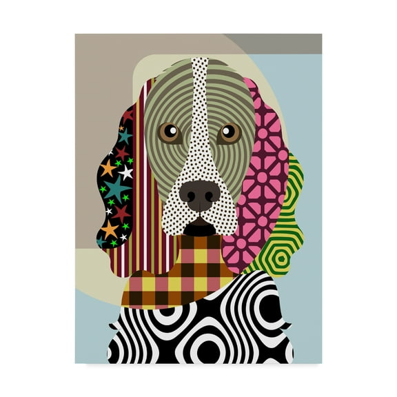 Trademark Fine Art 'Cocker Spaniel Dog' Canvas Art by Lanre Adefioye