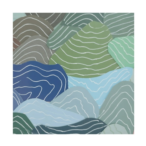 Trademark Fine Art Coco Good  Rice Paddies II Canvas Wall Art