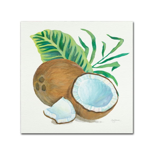 Trademark Fine Art 'Coconut Palm II' Canvas Art by Mary Urban