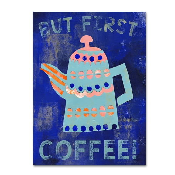Trademark Fine Art 'Coffee 2' Canvas Art by Summer Tali Hilty