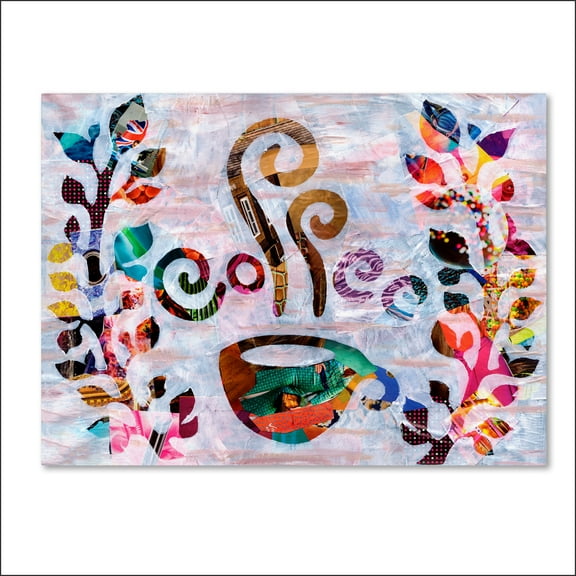 Trademark Fine Art 'Coffee' Canvas Art by Artpoptart