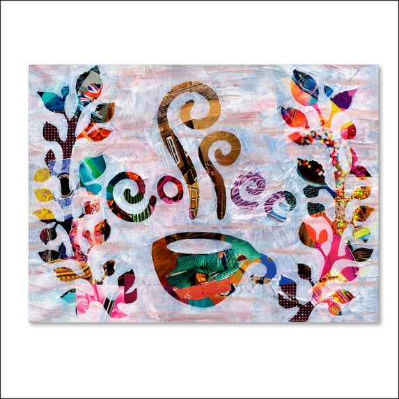 Trademark Fine Art 'Coffee' Canvas Art by Artpoptart