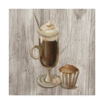 Trademark Fine Art 'Coffee Time V on Wood' Canvas Art by Silvia Vassileva