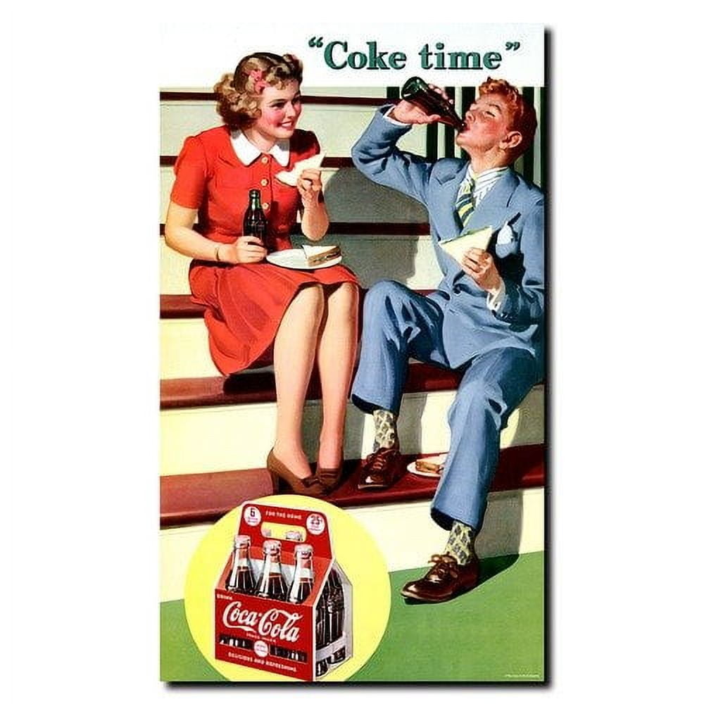 Trademark Fine Art Coke Time 14x24-Inch