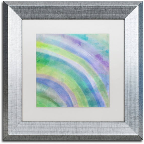 Trademark Fine Art "Cold" Canvas Art by Color Bakery White Matte, Silver Frame