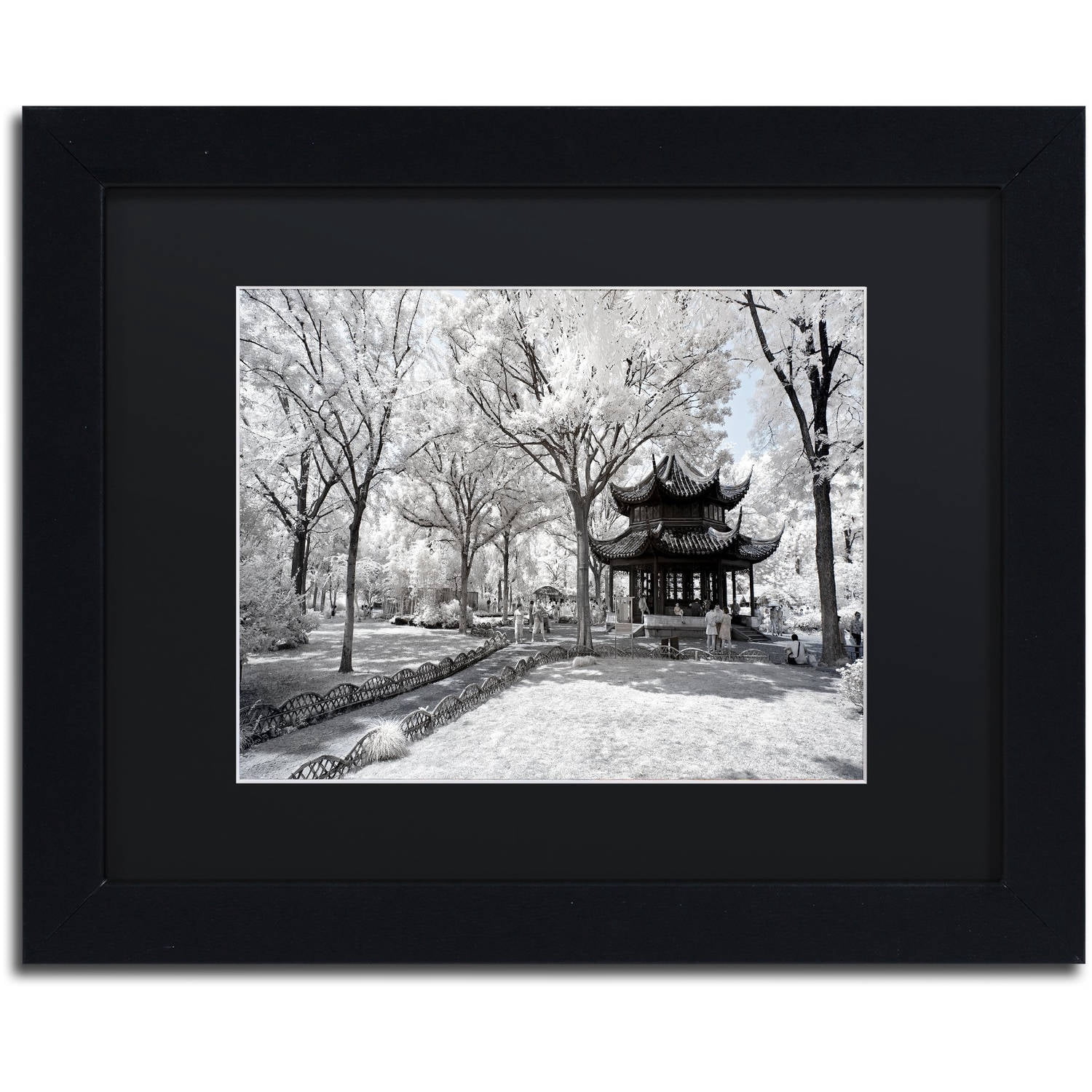 Trademark Fine Art "Coldness" Canvas Art by Philippe Hugonnard, Black Matte, Black Frame