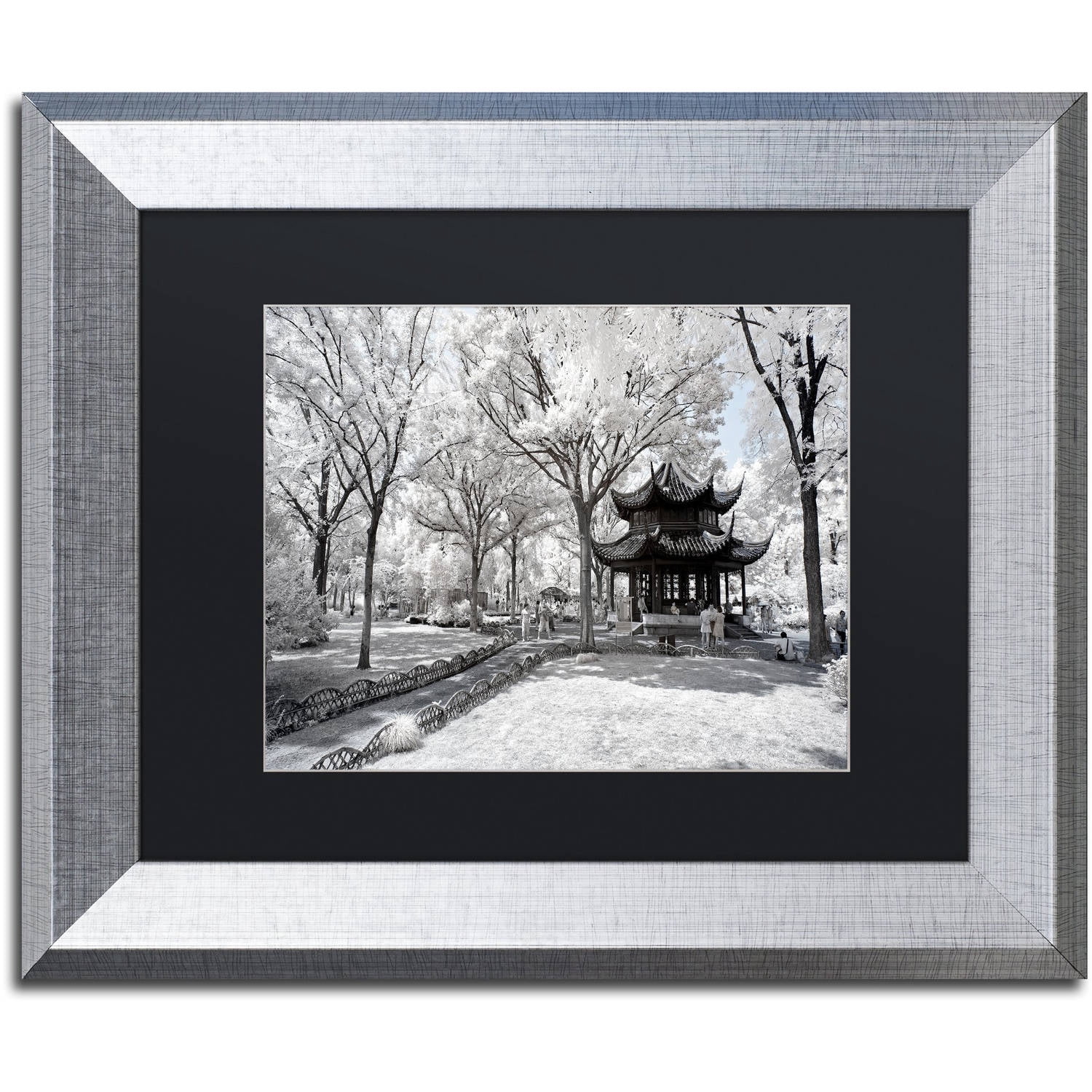 Trademark Fine Art "Coldness" Canvas Art by Philippe Hugonnard, Black Matte, Silver Frame