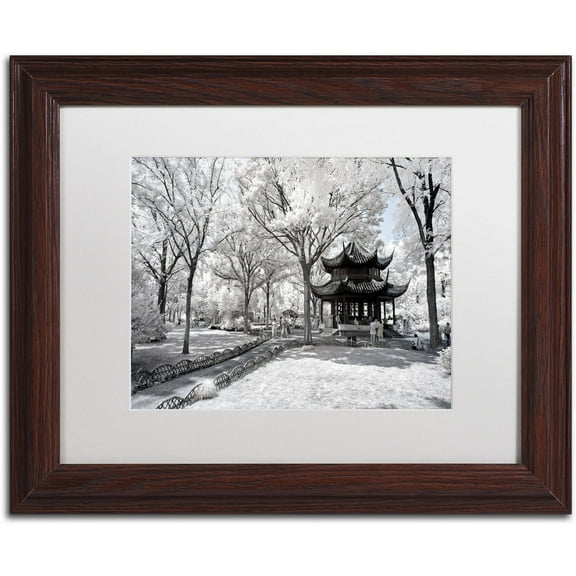 Trademark Fine Art "Coldness" Canvas Art by Philippe Hugonnard, White Matte, Wood Frame