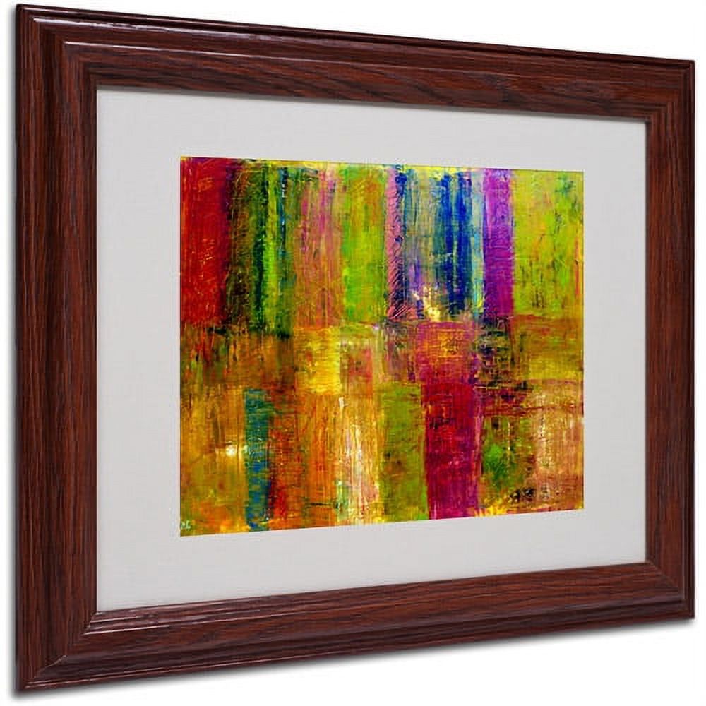 Trademark Fine Art 'Color Abstract' Framed Matted Art by Michelle Calkins