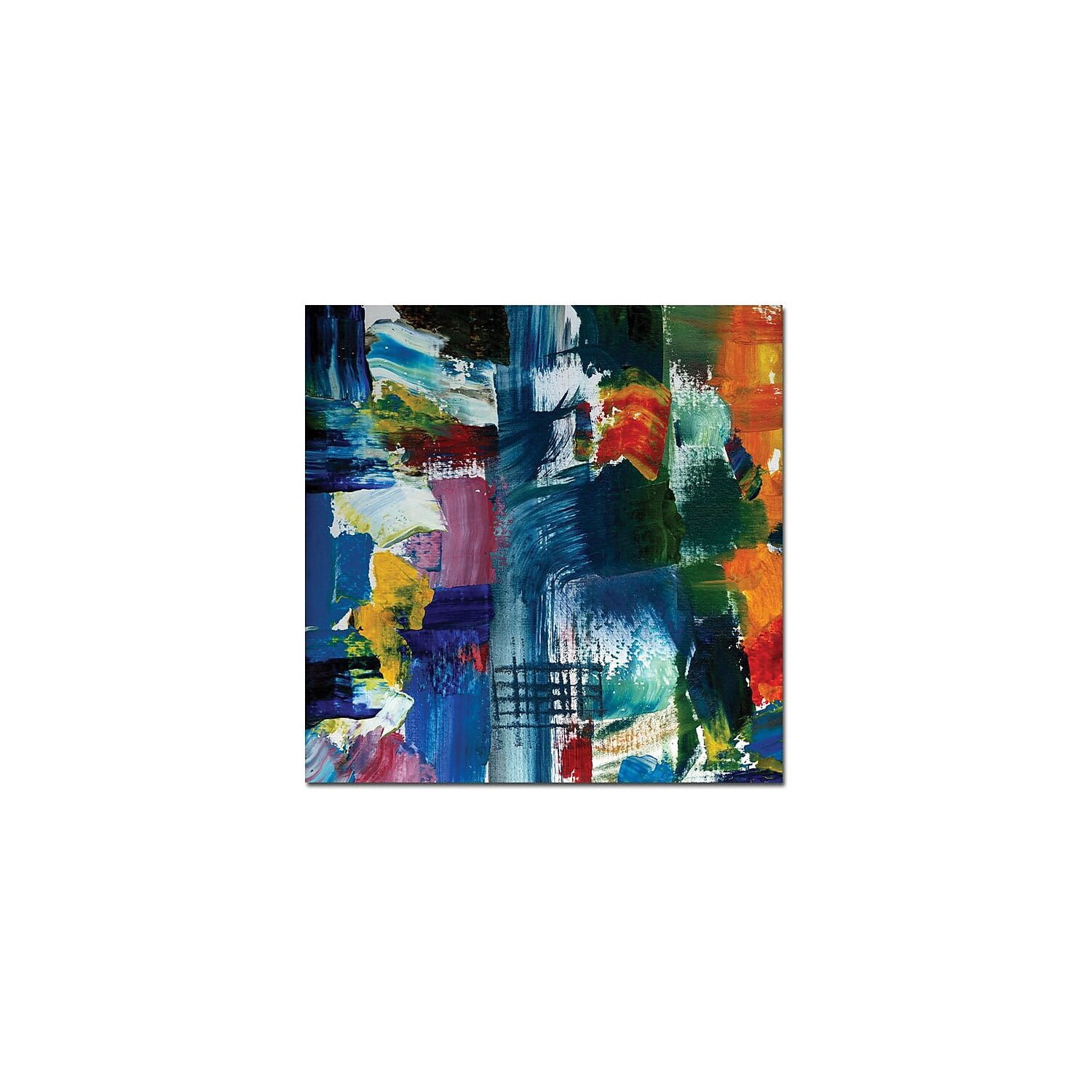 Trademark Fine Art "Color Relationships II" Canvas Art by Michelle Calkins