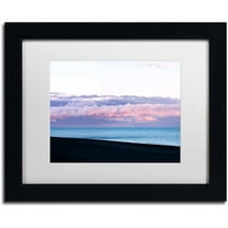 Trademark Fine Art 'Color Stripe' Canvas Art by Philippe Sainte-Laudy, White Matte, Black Frame