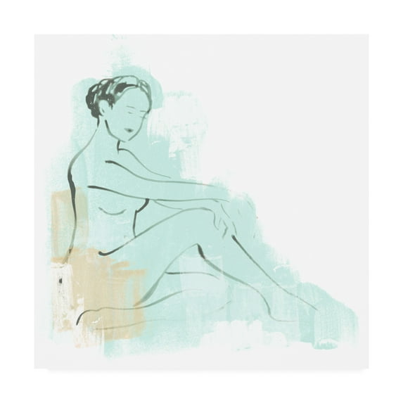 Trademark Fine Art 'Color block Figure III' Canvas Art by June Erica Vess