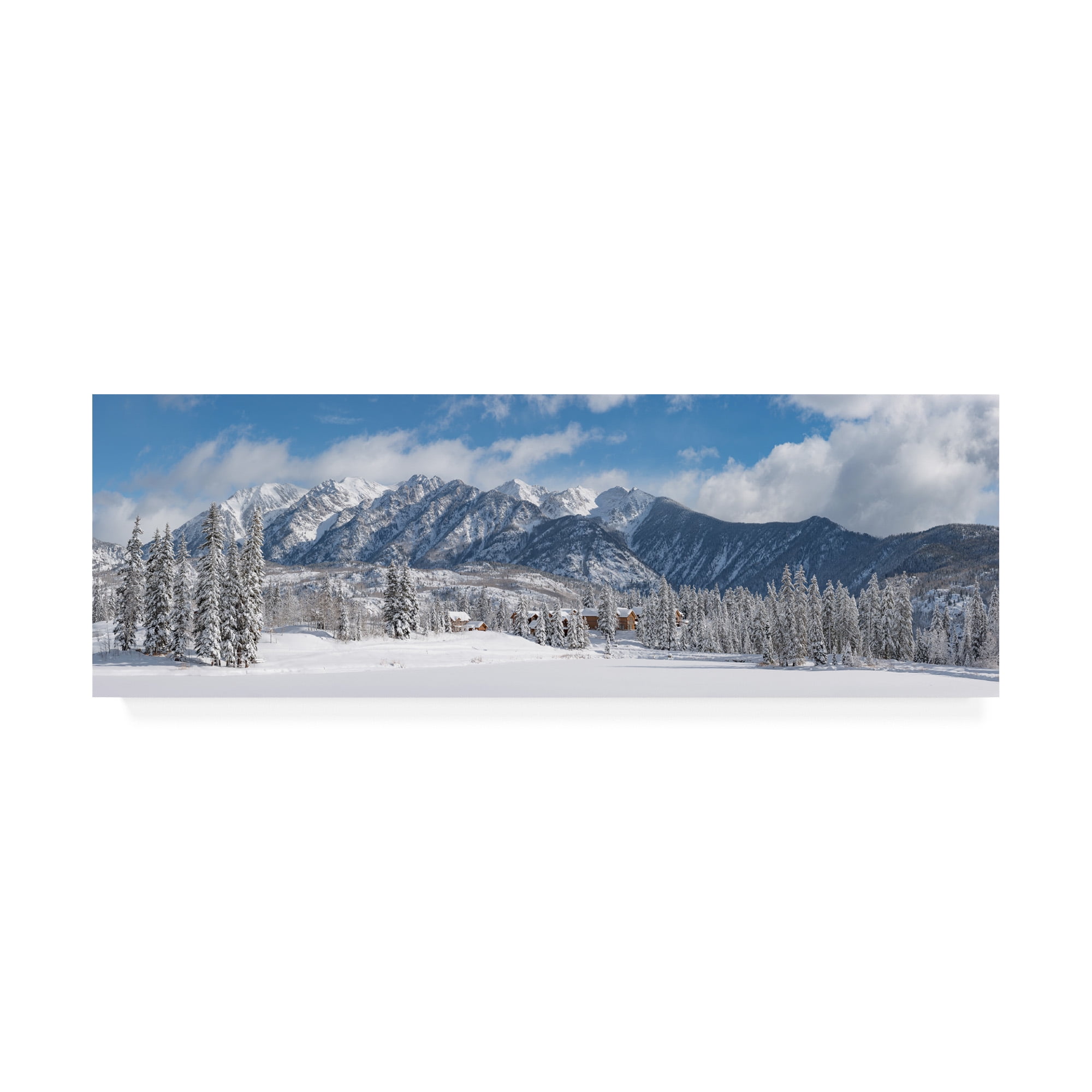 Trademark Fine Art 'Colorado Winter Wonderland' Canvas Art by Darren White Photography