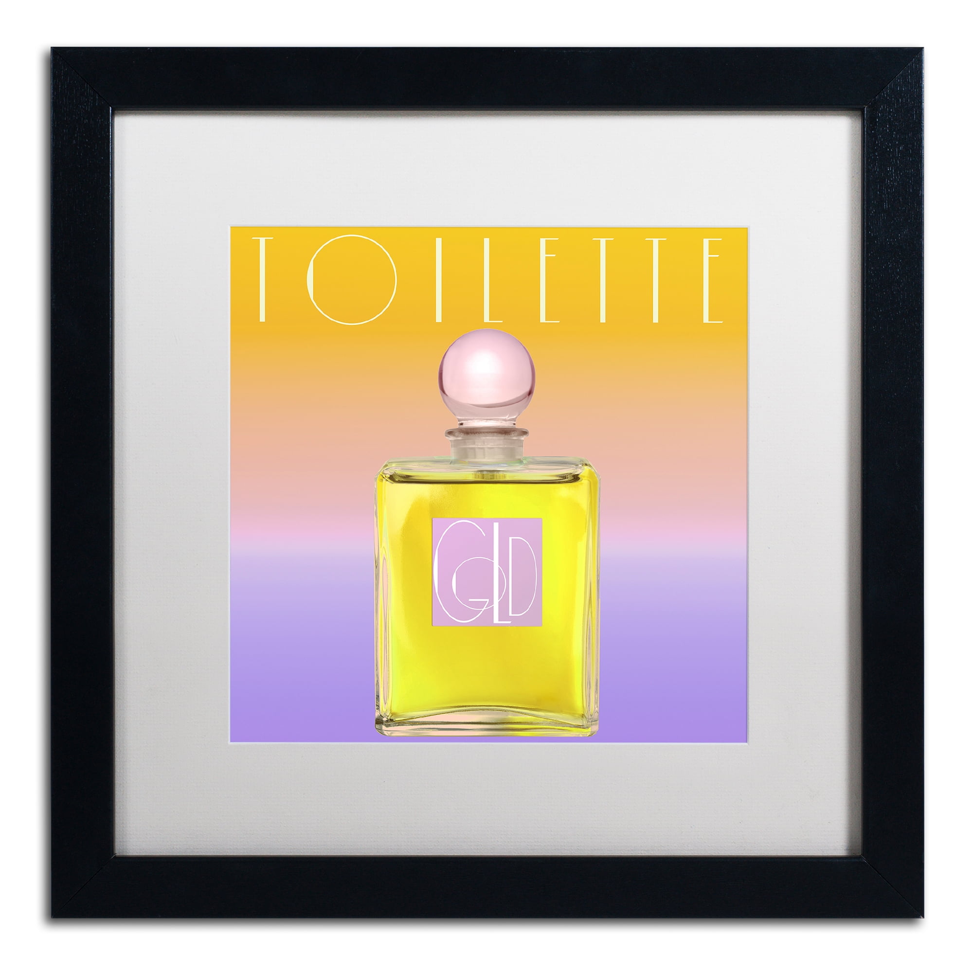Trademark Fine Art 'Colored Scents II' Black Framed Art by Color Bakery