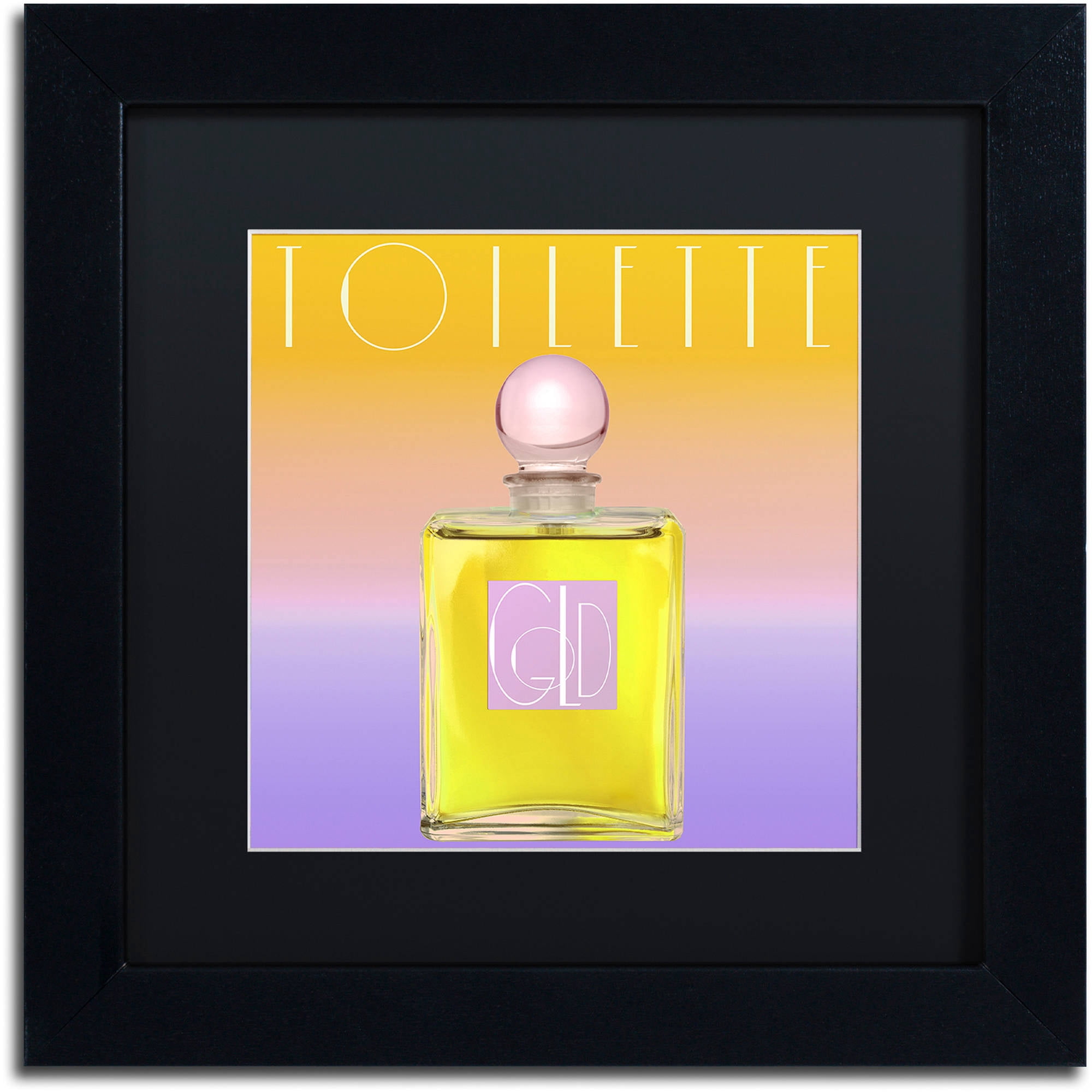 Trademark Fine Art "Colored Scents II" Canvas Art by Color Bakery Black Matte, Black Frame