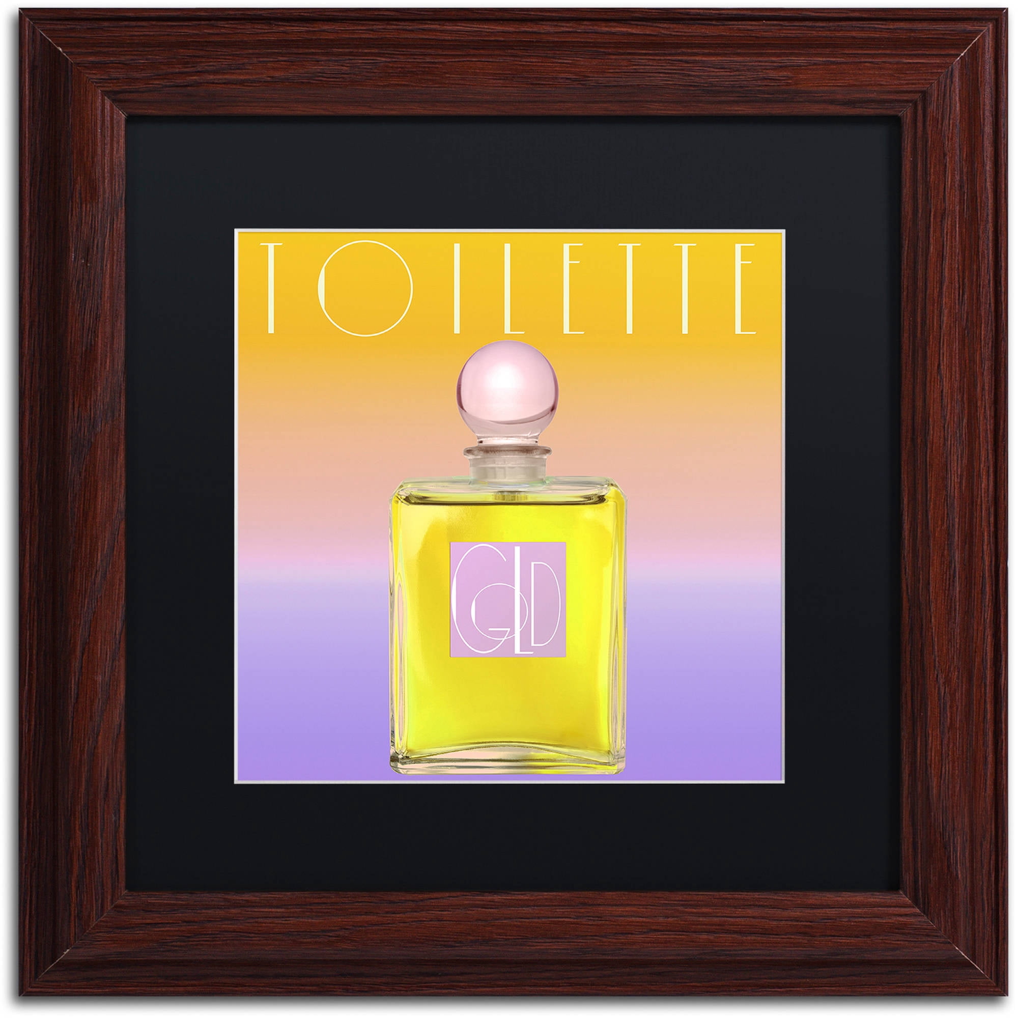 Trademark Fine Art "Colored Scents II" Canvas Art by Color Bakery Black Matte, Wood Frame