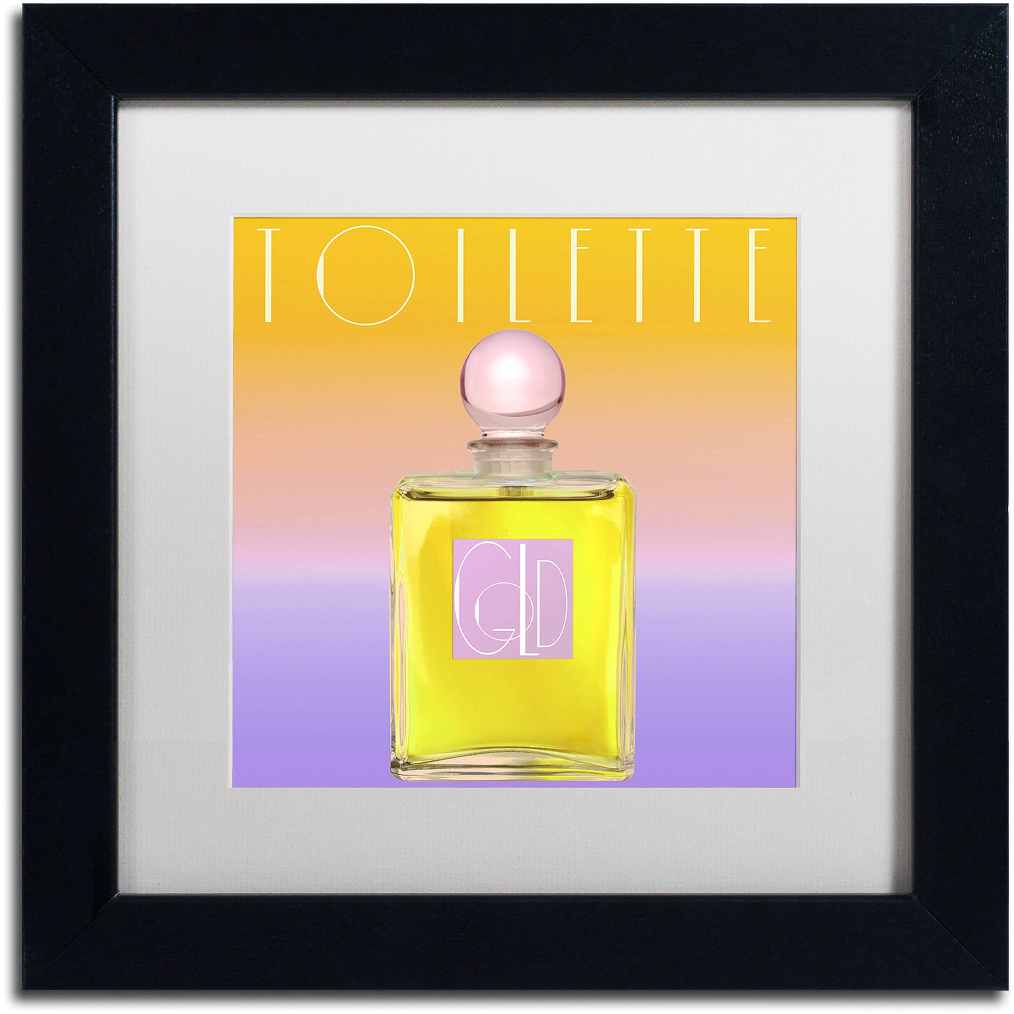 Trademark Fine Art "Colored Scents II" Canvas Art by Color Bakery White Matte, Black Frame