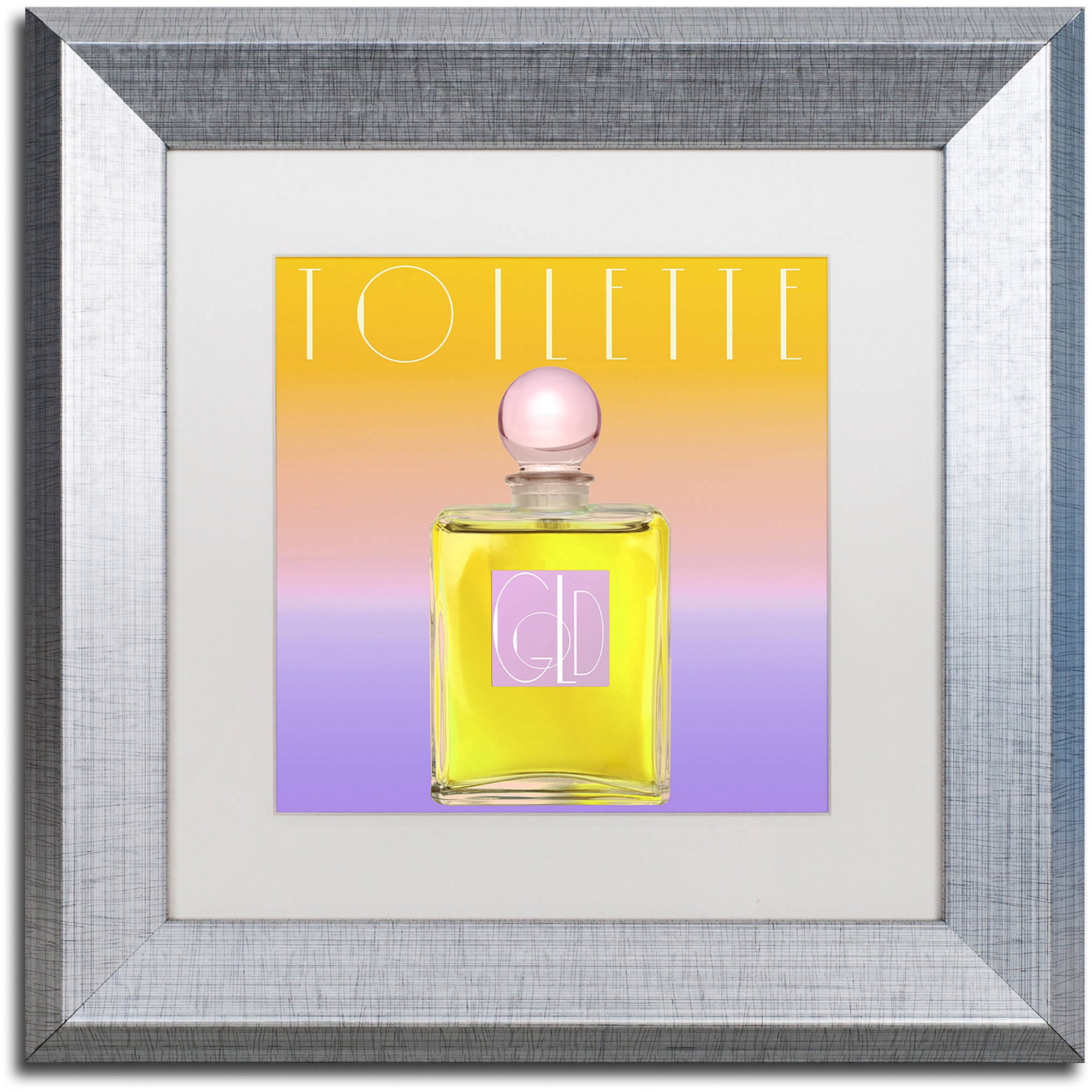 Trademark Fine Art "Colored Scents II" Canvas Art by Color Bakery White Matte, Silver Frame
