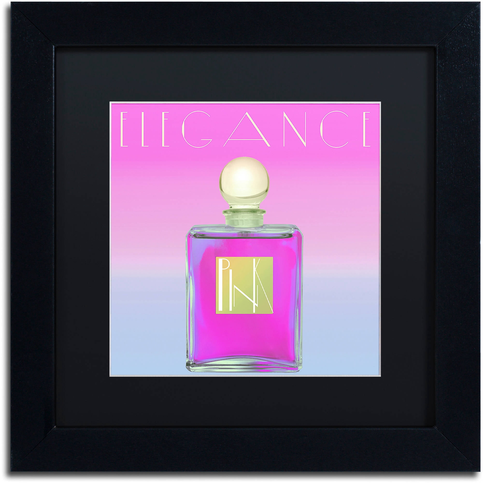 Trademark Fine Art "Colored Scents III" Canvas Art by Color Bakery Black Matte, Black Frame