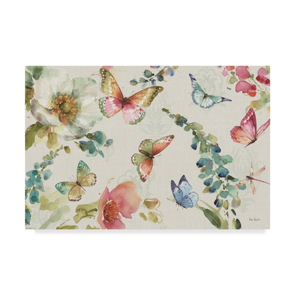 Trademark Fine Art 'Colorful Breeze I' Canvas Art by Lisa Audit