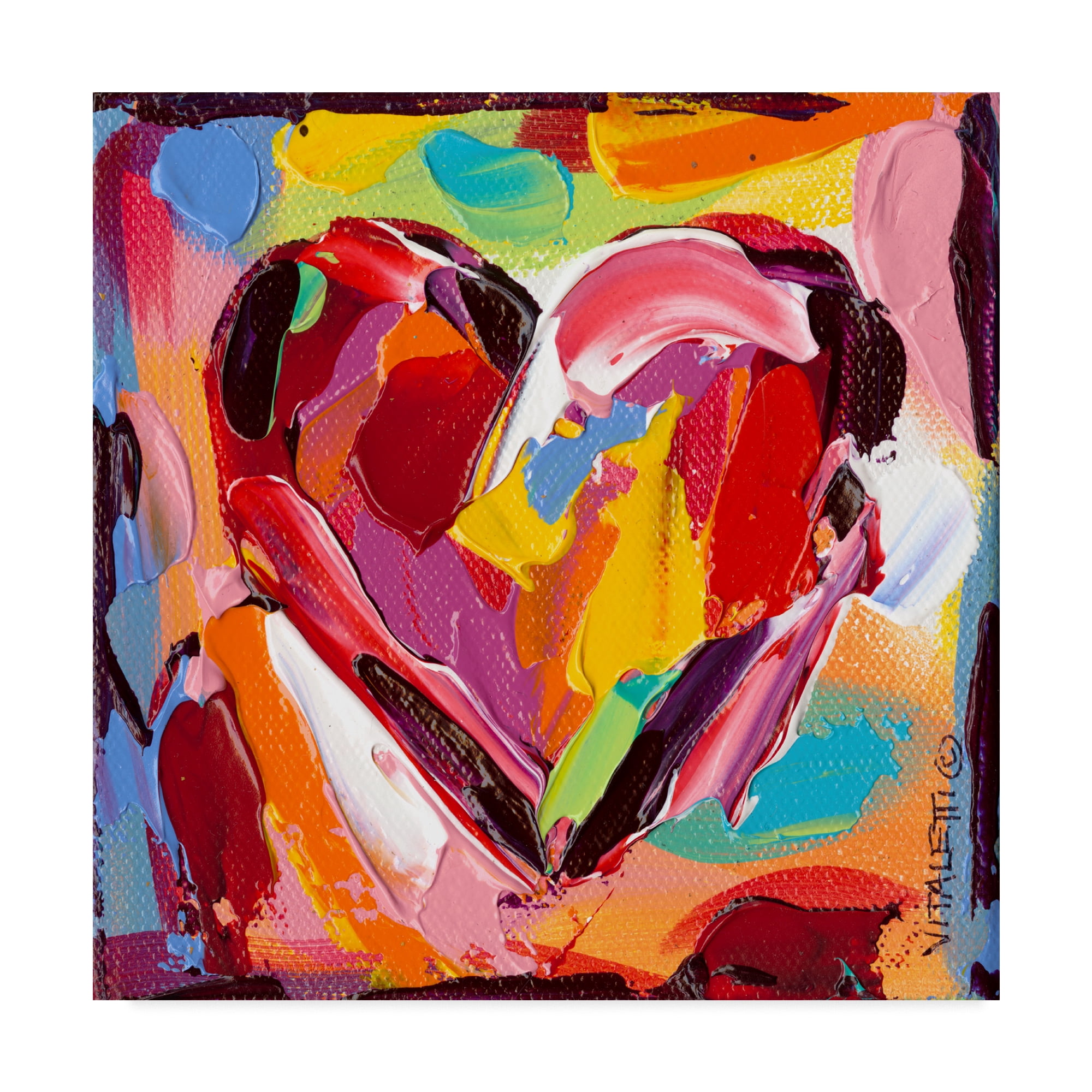 Trademark Fine Art 'Colorful Expressions I' Canvas Art by Carolee Vitaletti