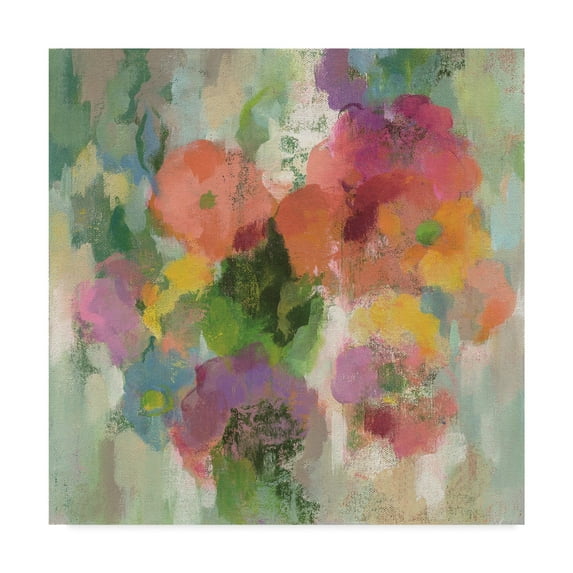 Trademark Fine Art 'Colorful Garden II' Canvas Art by Silvia Vassileva