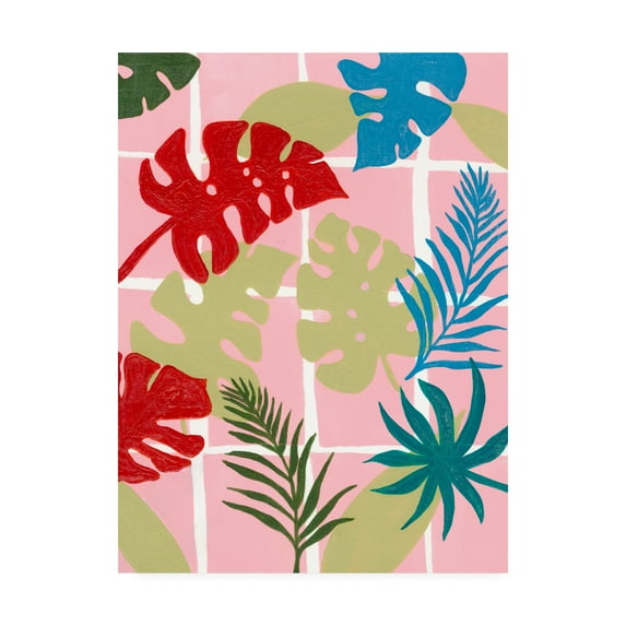 Trademark Fine Art 'Colorful Tropics II' Canvas Art by Regina Moore