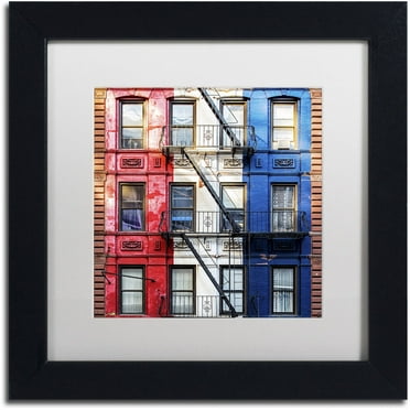Trademark Fine Art " Colors" Canvas Art by Philippe Hugonnard, White Matte, Black Frame