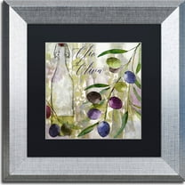 Trademark Fine Art "Colors Of Tuscany I" Canvas Art by Color Bakery, Black Matte, Silver Frame