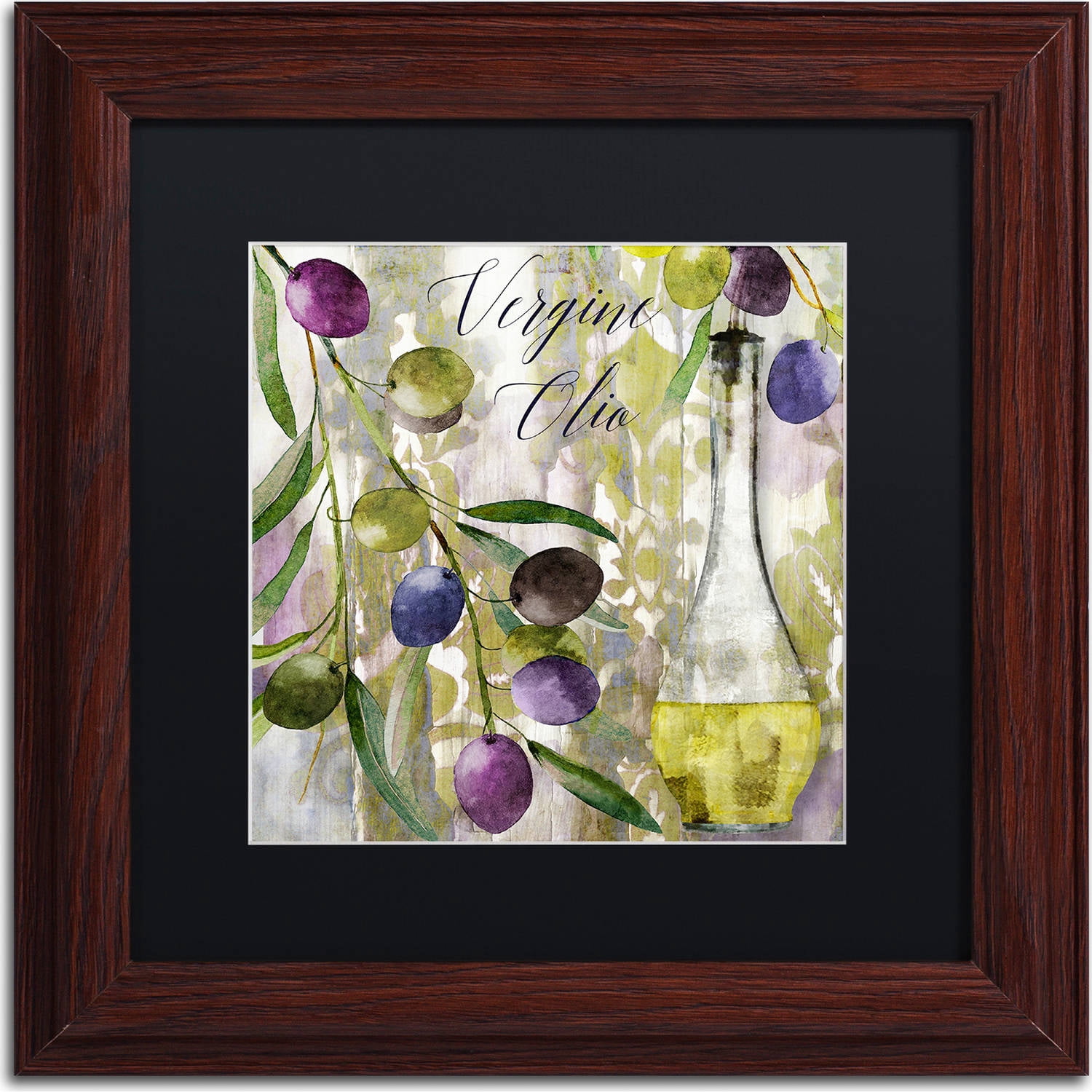 Trademark Fine Art "Colors Of Tuscany II" Canvas Art by Color Bakery, Black Matte, Wood Frame