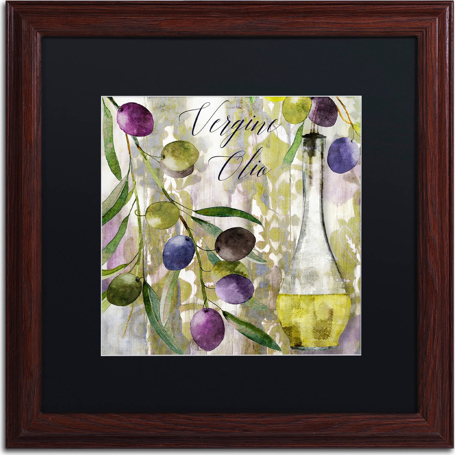 Trademark Fine Art "Colors Of Tuscany II" Canvas Art by Color Bakery, Black Matte, Wood Frame