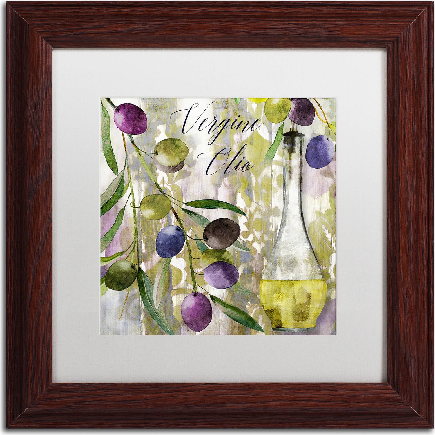 Trademark Fine Art "Colors Of Tuscany II" Canvas Art by Color Bakery, White Matte, Wood Frame