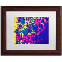 Trademark Fine Art "Colour Fun VI" Canvas Art by Beata Czyzowska Young, White Matte, Wood Frame