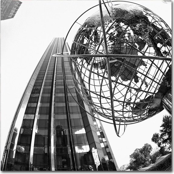 Trademark Fine Art "Columbus Circle 2" Canvas Art by CATeyes