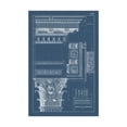 thumbnail image 1 of Trademark Fine Art 'Column And Cornice Blueprint III' Canvas Art by Vision Studio, 1 of 3