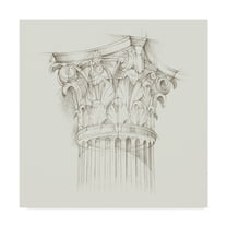 Trademark Fine Art 'Column Schematic IV' Canvas Art by Ethan Harper