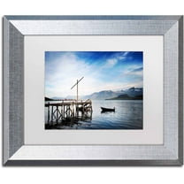 Trademark Fine Art 'Coming of the Light' Canvas Art by Philippe Sainte-Laudy, White Matte, Silver Frame