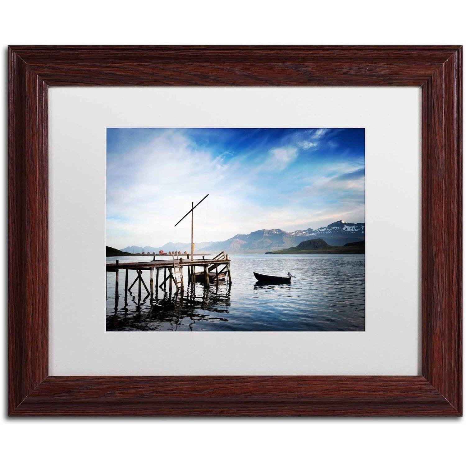 Trademark Fine Art 'Coming of the Light' Canvas Art by Philippe Sainte-Laudy, White Matte, Wood Frame
