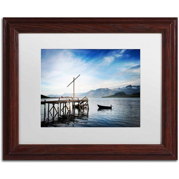 Trademark Fine Art 'Coming of the Light' Canvas Art by Philippe Sainte-Laudy, White Matte, Wood Frame