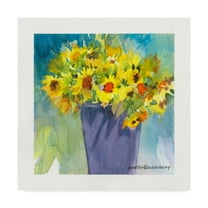 Trademark Fine Art 'Companions Blue Vase' Canvas Art by Annelein Beukenkamp