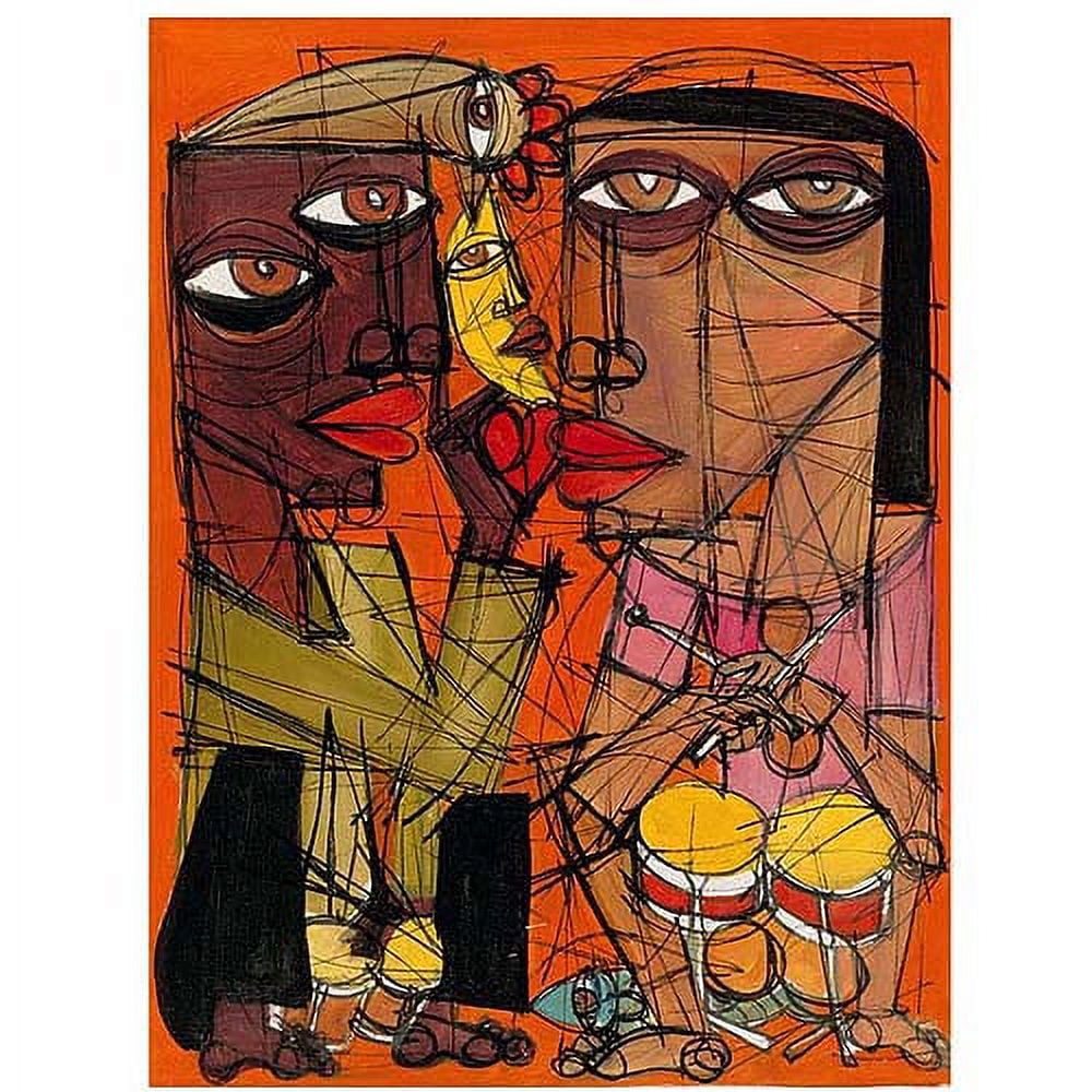 Trademark Fine Art "Con el Son" Canvas Art by Dieguez, 24x32
