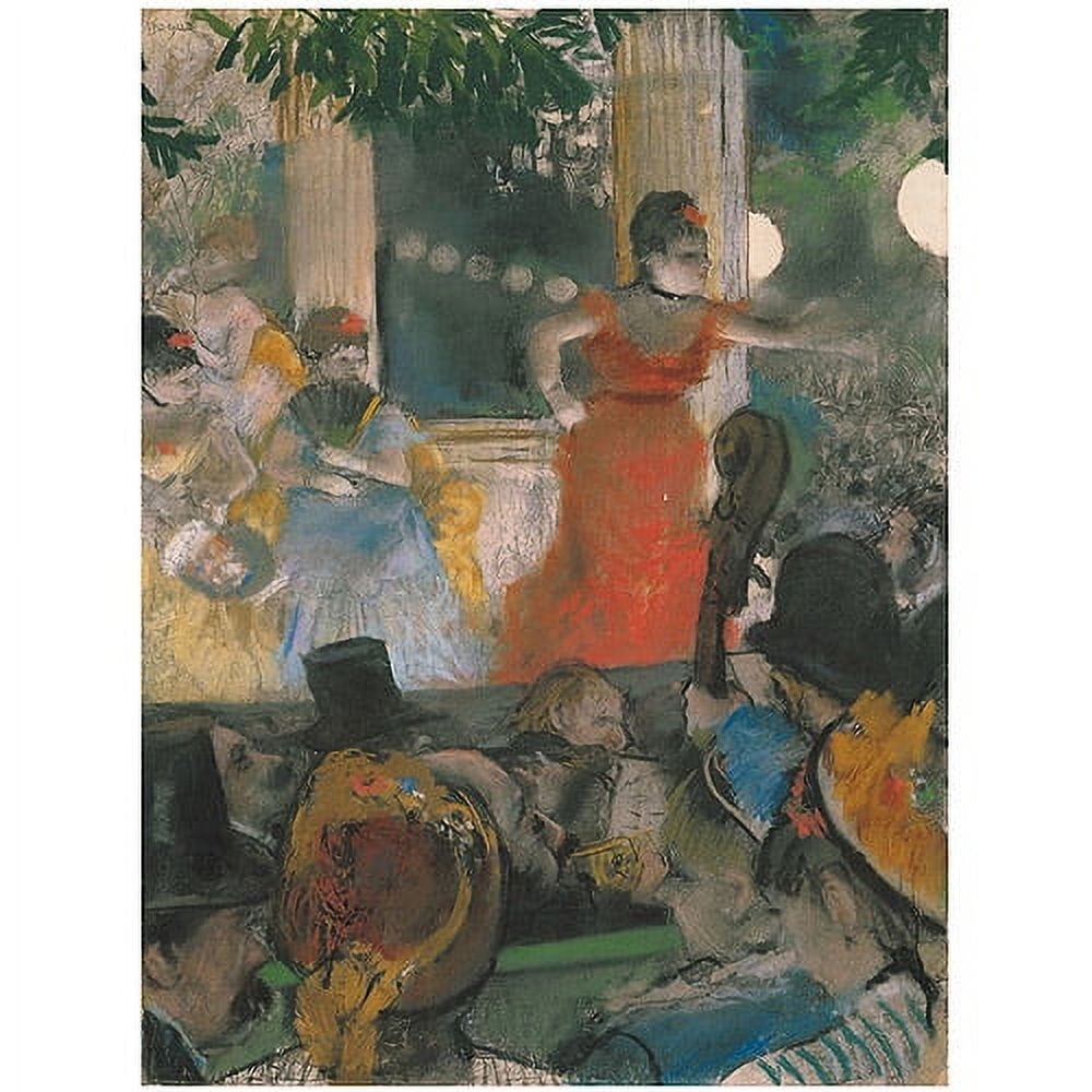 Edgar Degas Concert at Les Ambassadeurs 33" x 27" Canvas Art